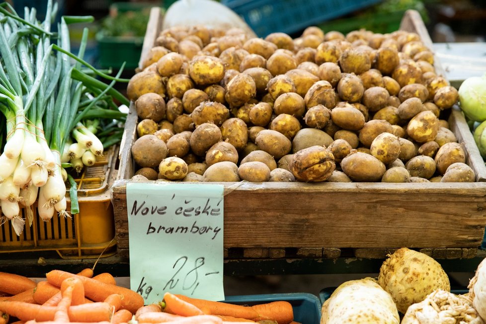 Ceny brambor jsou nyní dost rozdílné (6. 6. 2020).