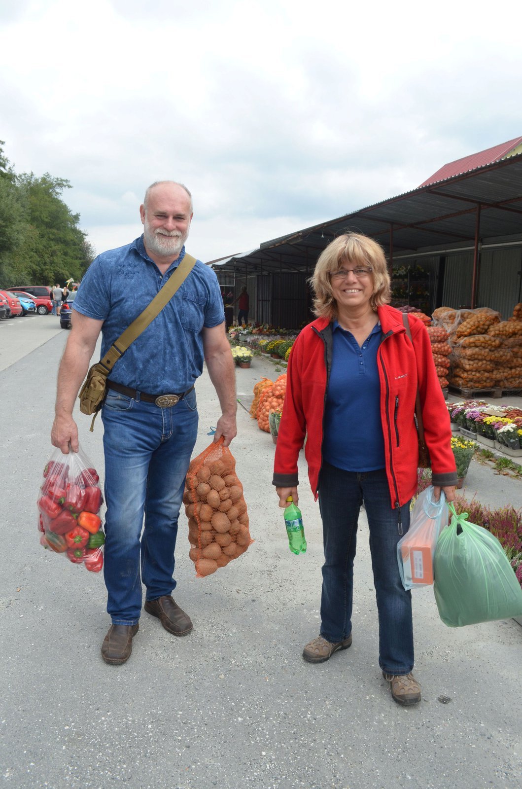 Jana a Václav Hurdálkovi si vezli domů 15kilový pytel brambor z Kudowy Zdroji.