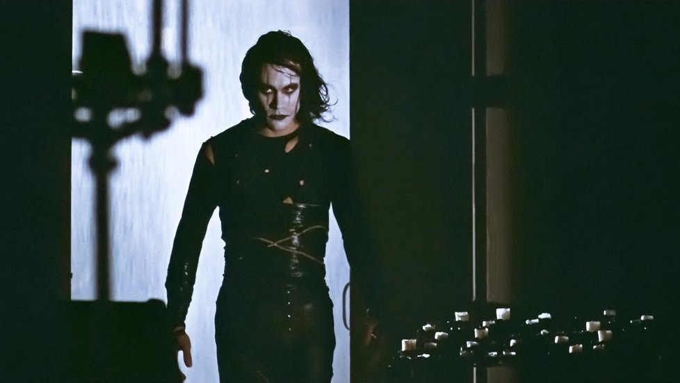 Brandon Lee ve filmu Vrána