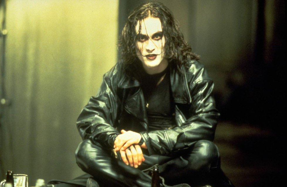 Brandon Lee ve filmu Vrána