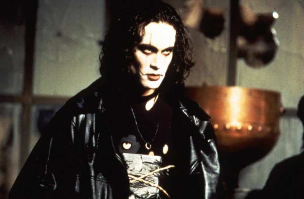 Brandon Lee ve filmu Vrána