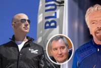 Kosmický závod miliardářů: Bransona a Bezose uzemnil Putinův potentát. Na Gagarina prý nemají