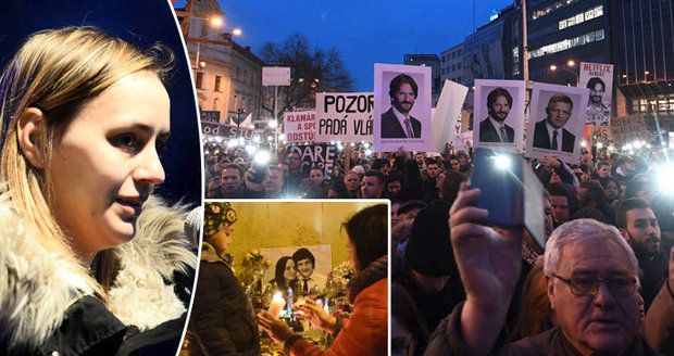 V Bratislavě po vraždě Kuciaka demonstrovalo 30 tisíc lidí. Pak táhli na Fica