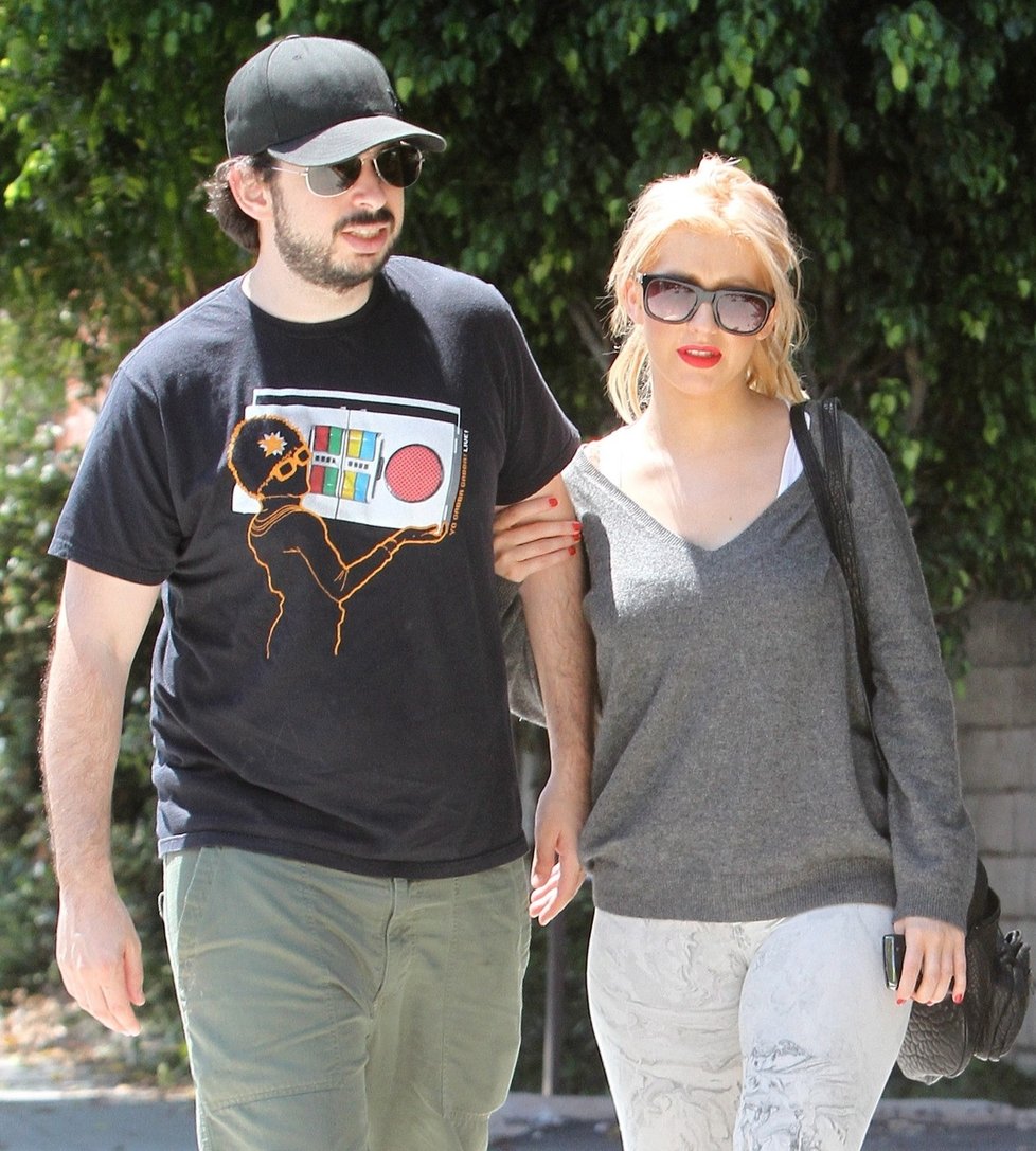 Christina Aguilera s bývalým manželem Jordanem Bratmanem. S ním má syna Maxe.