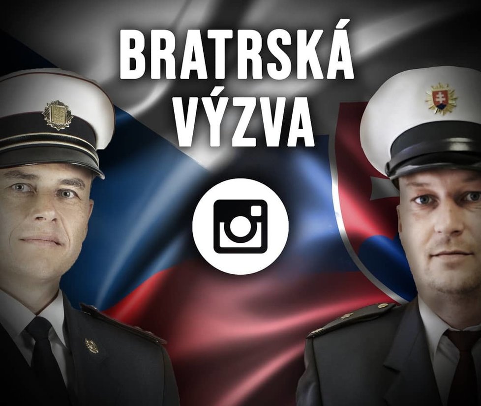 Čeští policisté soutěžili se slovenskými kolegy o to, kdo získá víc sledujících na Instagramu.