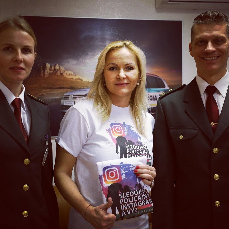 Slovenští policisté se snažili porazit české kolegy a získat víc fanoušků na Instagramu.