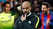 Trenér Pep Guardiola musí řešit v Manchesteru City menší krizi