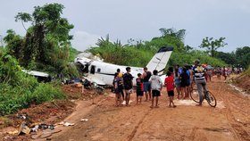 V brazilské Amazonii se zřítilo letadlo.