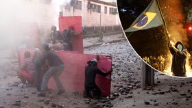 V brazilských ulicích nadále zuří nepokoje