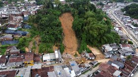 Následky intenzivních dešťů v Brazílii (30.5.2022)