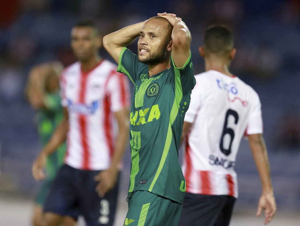 Brazilský fotbalový klub Chapecoense na Jihoamerickém poháru ve fotbale