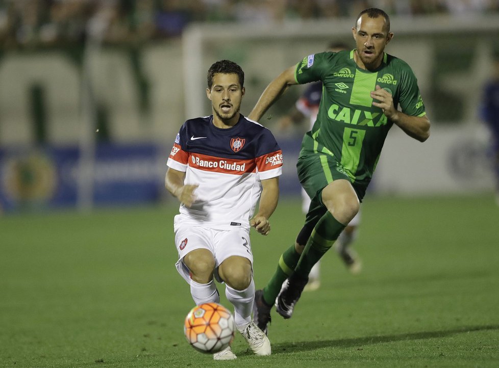 Brazilský fotbalový klub Chapecoense na Jihoamerickém poháru ve fotbale