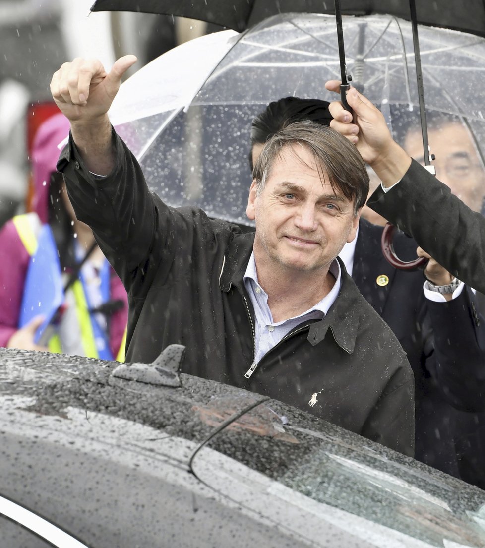 Brazilský prezident Jair Bolsonaro.