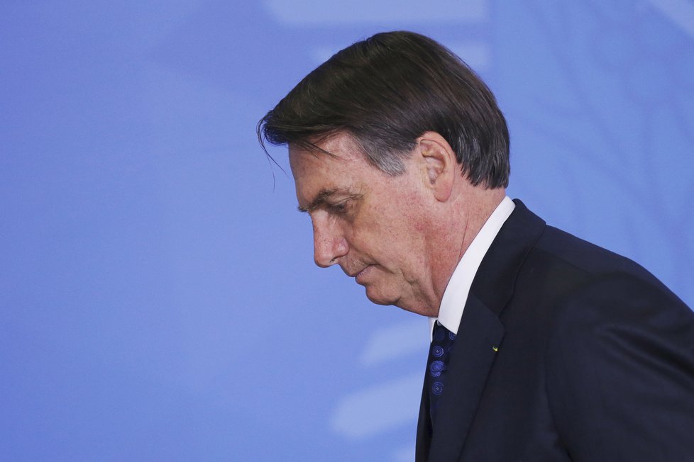 Brazilský prezident Jair Bolsonaro.