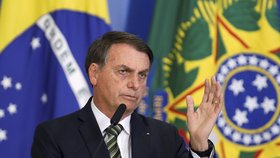 Brazilský prezident Jair Bolsonaro.