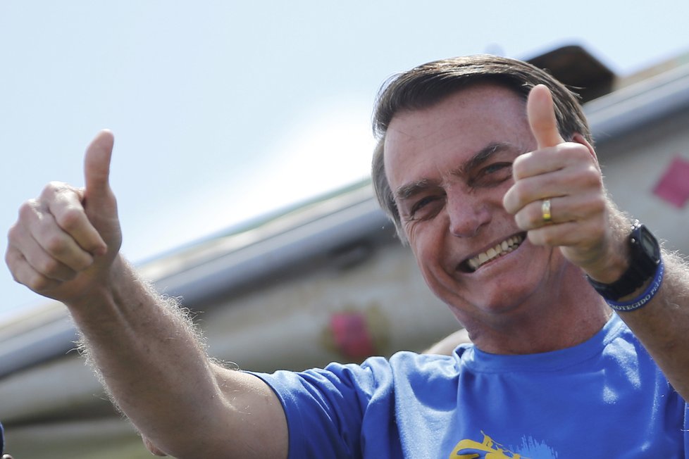 Brazilský prezident Jair Bolsonaro.