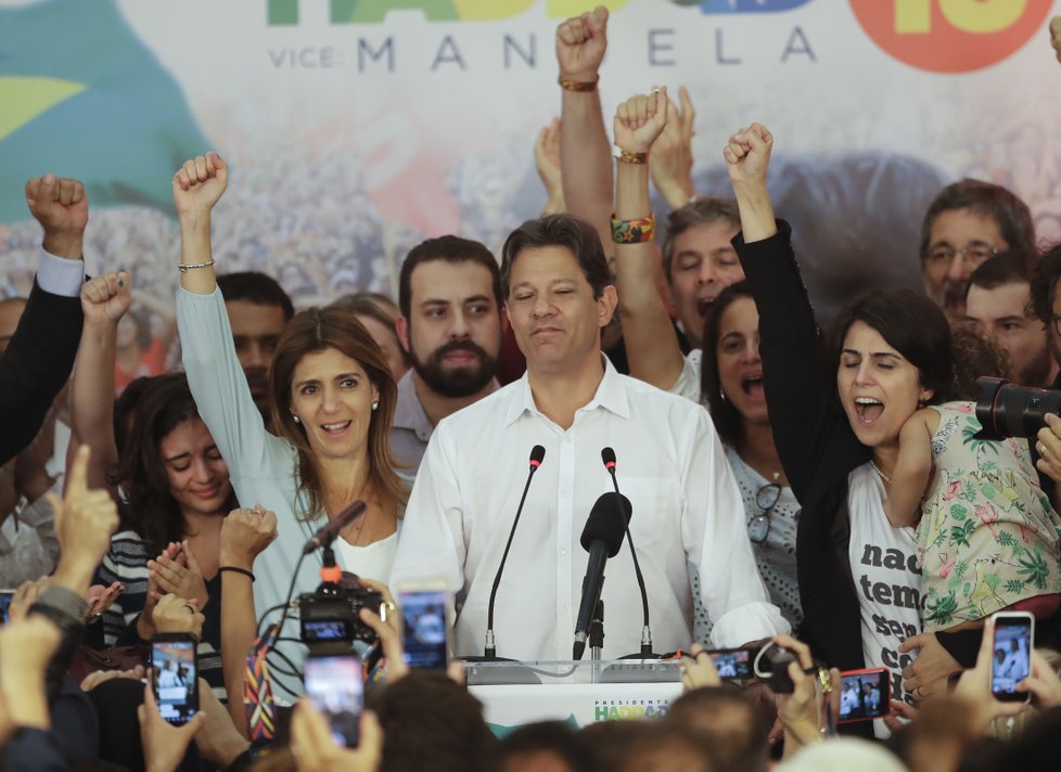 Bolsonarův protikandidát Fernando Haddad.