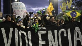 Brazilci protestují proti policejnímu násilí