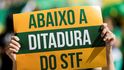 Protest stoupenců brazilského prezidenta Jaira Bolsonara
