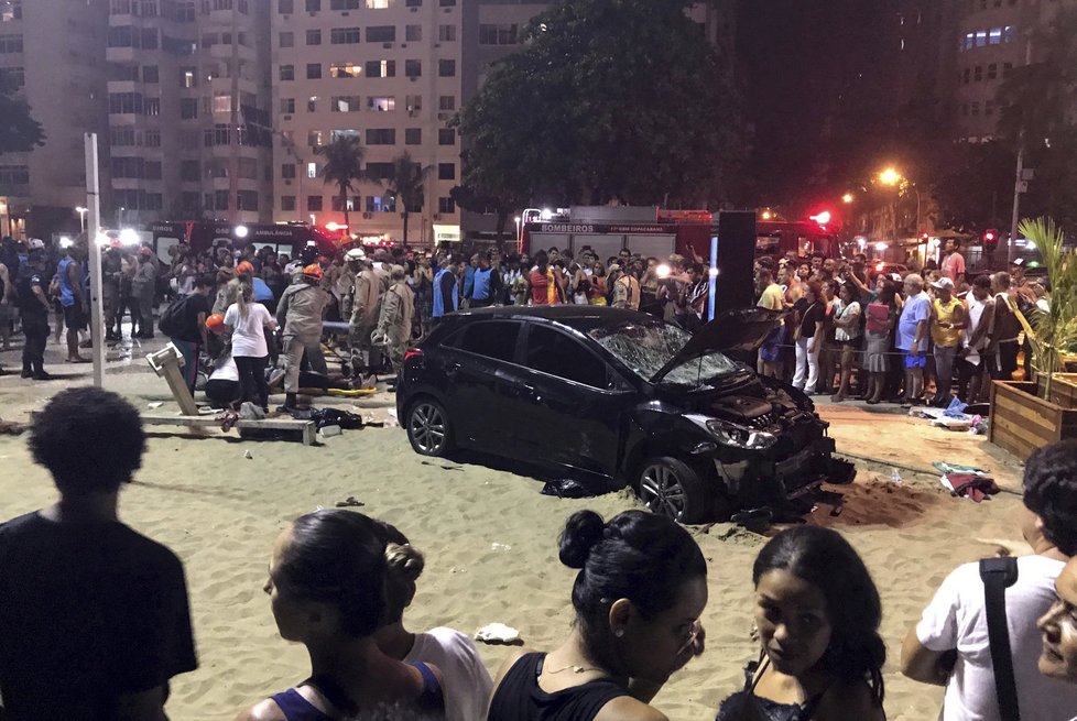 Nehoda na Copacabaně.