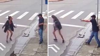 Muž na záznamu z pouliční kamery zastřelil žebrající ženu, požádala ho jen o pár drobných