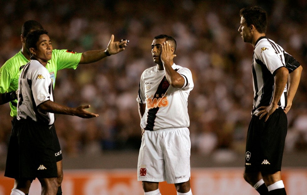 Romário v dresu brazilského týmu Vasco de Gama