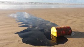 Přes 1500 kilometrů severovýchodního pobřeží Brazílie znečistil dosud nevyjasněný únik ropy.
