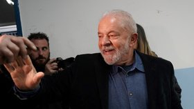 Brazilský kandidát na prezidenta Luiz Inacio Lula da Silva