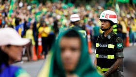 Protesty v Brazílii (2. 11. 2022)