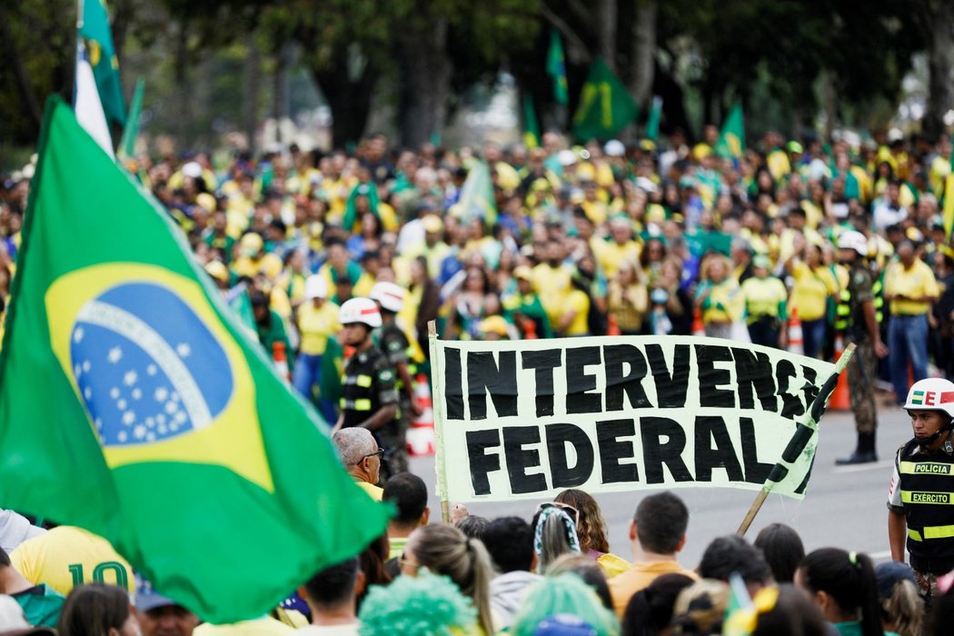 Protesty v Brazílii. (2.11.2022)
