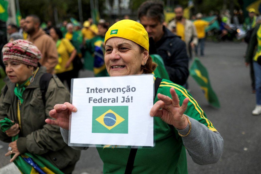 Protesty v Brazílii. (2.11.2022)