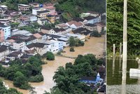 Smrtící stoleté povodně v Brazílii: 44 mrtvých a lidé bez naděje