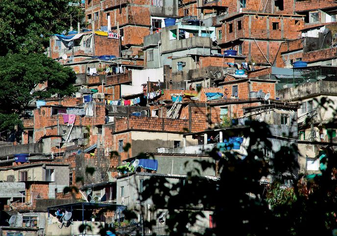 Rocinha, největší chudinská čtvrť v Brazílii