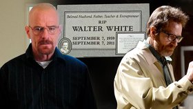 Seriálový Walter White má skutečný hrob i  s náhrobkem