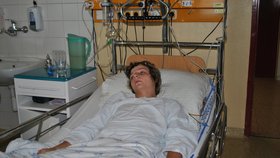 Petr (15) se pátý den po operaci již cítí dobře.