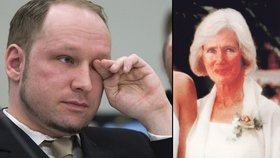 Breivikovi umřela maminka. Chce propustku z vězení na její pohřeb.