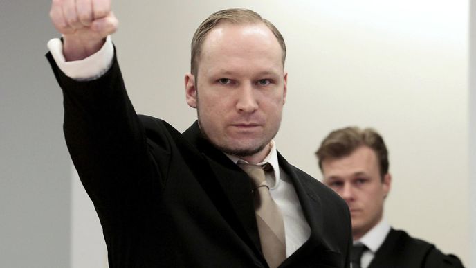 Anders Behring Breivik - ilustrační snímek.