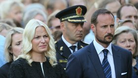 Korunní princezna Mette-Marit a princ Haakon