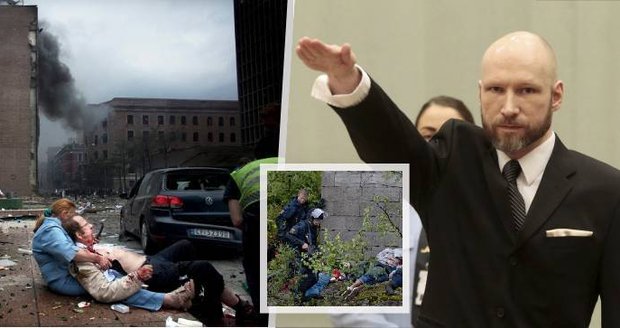 Breivik na vybombardování Osla koupil šest tun materiálu: Zabil 77 lidí, většinou děti a u soudu hajloval