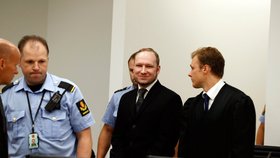 Breivik je s rozsudkem spokojen, nechtěl být shledán nepříčetným