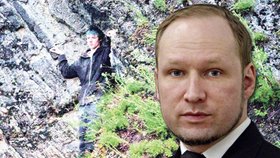 Takhle se schovával Marius před vraždícím Breivikem.