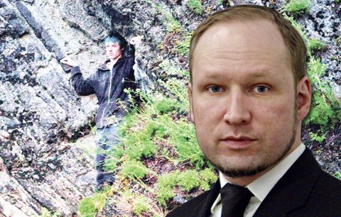 Takhle se schovával Nor Marius před vraždícím Breivikem.