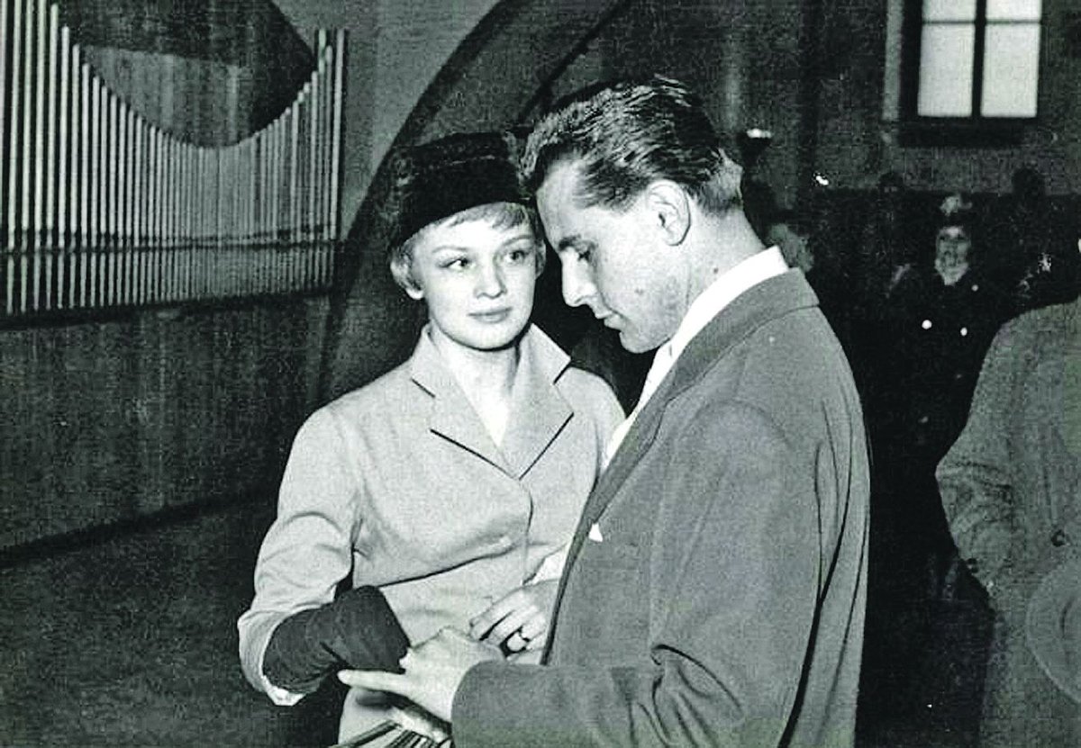 Jana Brejchová a Miloš Forman měli svatbu v roce 1958.