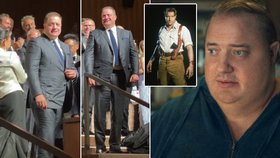 Zavržená hvězda Mumie Brendan Fraser se vrací: Za morbidně obézního hrdinu ovace ve stoje!