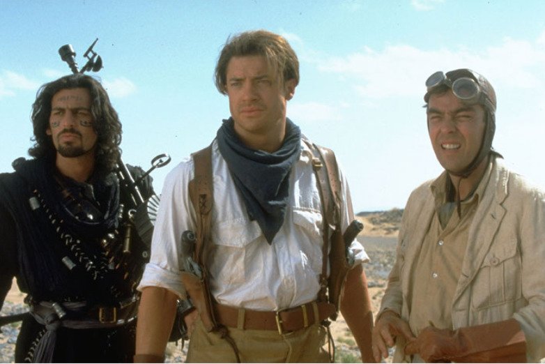 Brendan Fraser v dobrodružném filmu Mumie