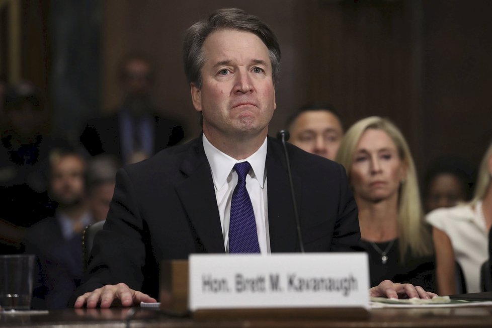 Kandidát na soudce nejvyššího soudu USA, Brett Kavanaugh.