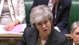 Theresa Mayová si v britském parlamentu žádá opět o více času