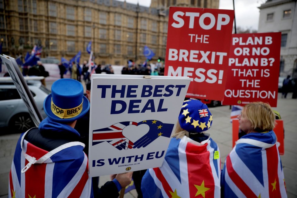 Britové si odchod z EU v červnu 2016 zvolili s převahou 52%