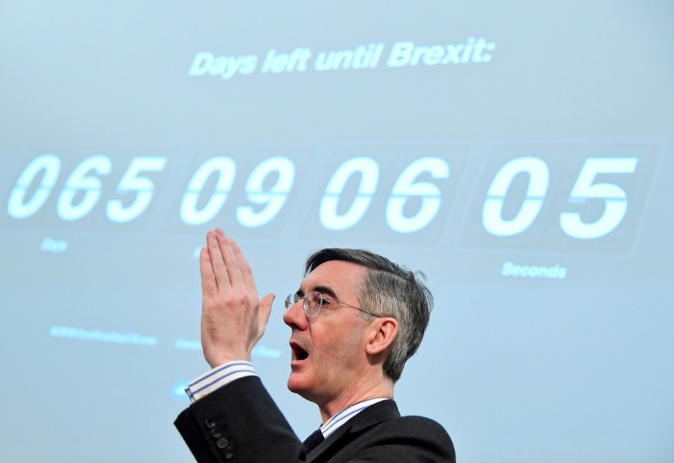 Jacob Rees-Mogg nechce do dohody o brexitu s pojistkou o Irských hranicích