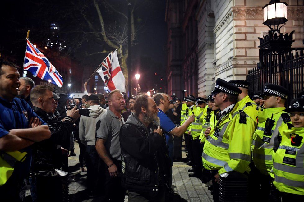 Demonstrace v Londýně po třetím selhání dohody o brexitu (29. 3. 2019)